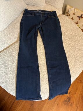 Old Navy Dark Blue Women's Mid-Rise Bootcut Jeans
